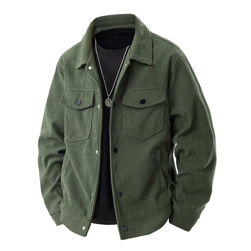 Chaqueta Masculina De Terciopelo Vintage Vanthea